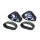Team Raffee & Co Snow Sand Caterpillar Set For Crawler 1 Pair Blue for Axial SCX10 BRQ90134B