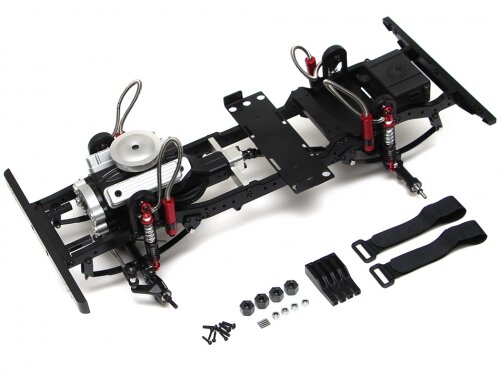 Team Raffee & Co 1/10 ARTR Assembled D90 Chassis w/ Realistic Engine for TRC Raffee D90 Defender TRC/302275
